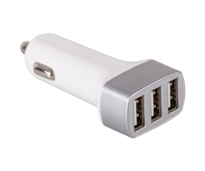 Ładowarka i akumulator XENIC LADOWARKA SAMOCHODOWA XENIC 3xUSB Biala
